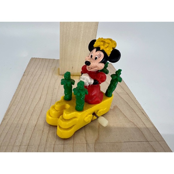 Burger King Other - 1991 Minnie Mouse Surprise Parade Burger King Wind-Up Toy Disney Island Yellow